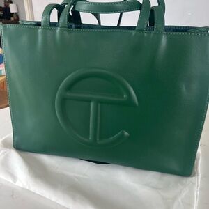 Telfar Medium Olive Green Shopper